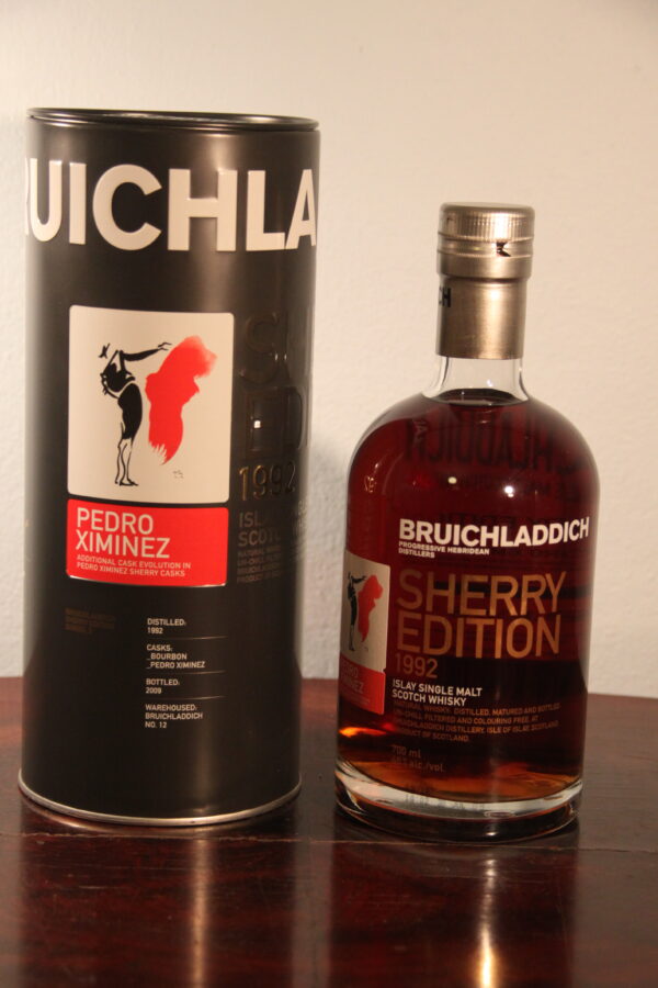 Bruichladdich 17 Ans Sherry Edition Pedro Ximenez 1992/2009, 70 cl, 46 % Vol. (Whisky), Schottland, Isle of Islay, 
