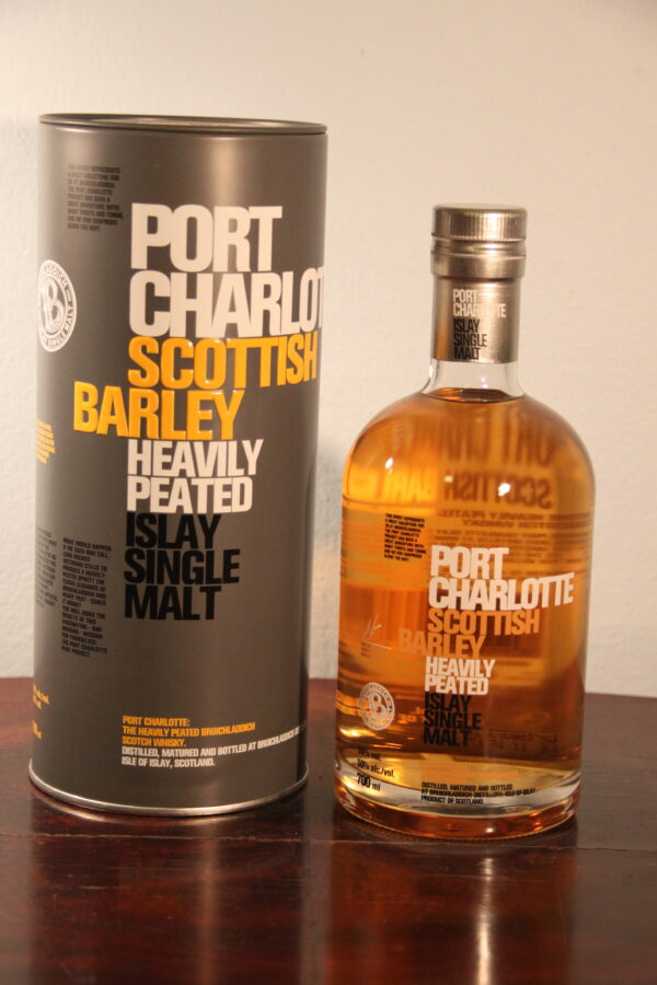 Bruichladdich Port Charlotte Orge cossaise Fortement Tourbe, 70 cl, 50 % Vol. (Whisky), Schottland, Isle of Islay, 