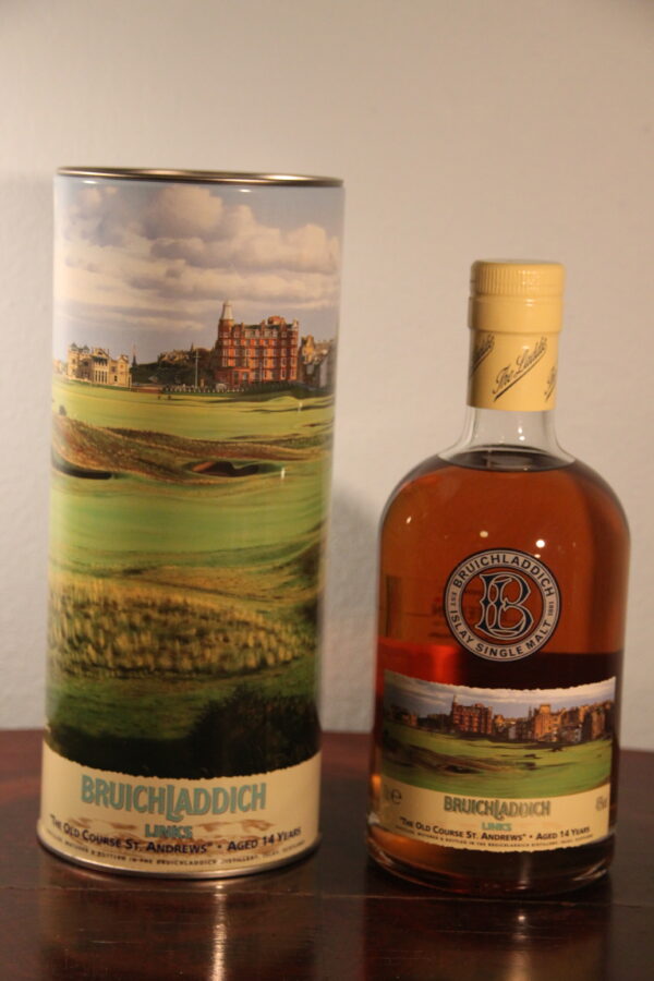 Bruichladdich 14 Years Old The Old Course, St. Andrews 2003, 70 cl, 46 % Vol. (Whisky), Schottland, Isle of Islay, Anzahl Flaschen: 12000