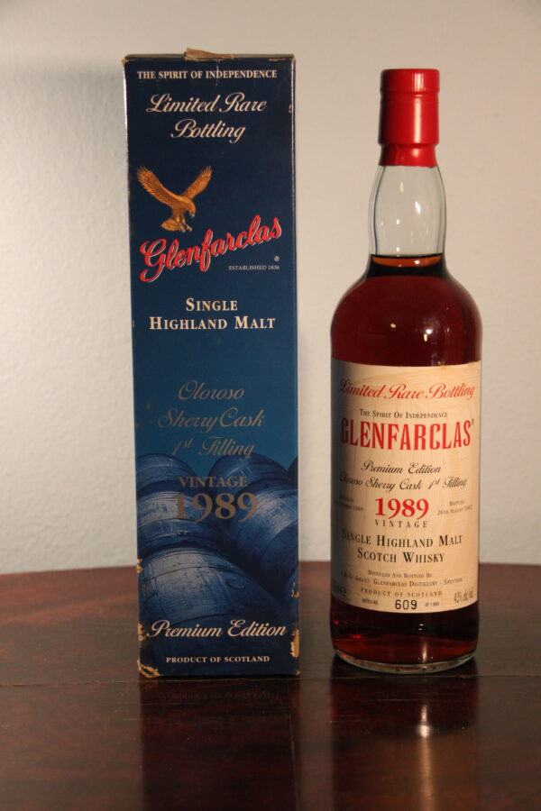 Glenfarclas 12 Years Old «Limited Rare Bottling» Premium Edition Oloroso Sherry 1989 / 2002, 70 cl, 43 % vol (Whisky)