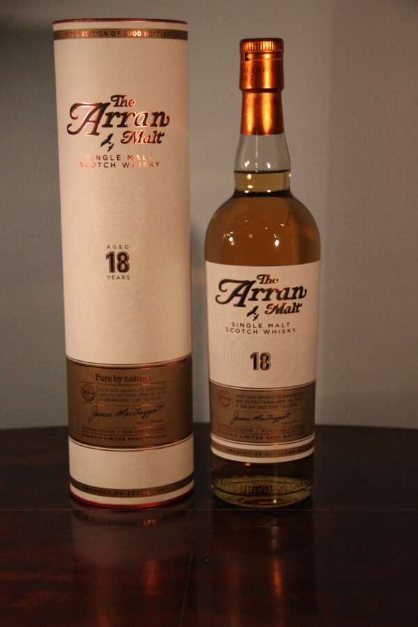Arran 18 Years Old Pure by nature Strictly Limited 1997/2015, 70 cl, 46 % Vol. (Whisky), Schottland, Isle of Arran, limited edition of 9000 bottles