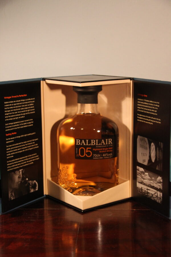 Balblair Millsime 2005 1re dition, 70 cl, 46 % Vol. (Whisky), Schottland, Highlands, 