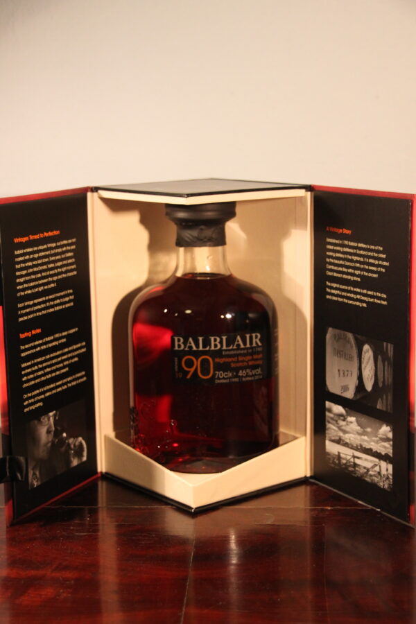 Balblair Millsime 1990 2e dition, 70 cl, 46 % Vol. (Whisky), Schottland, Highlands, 