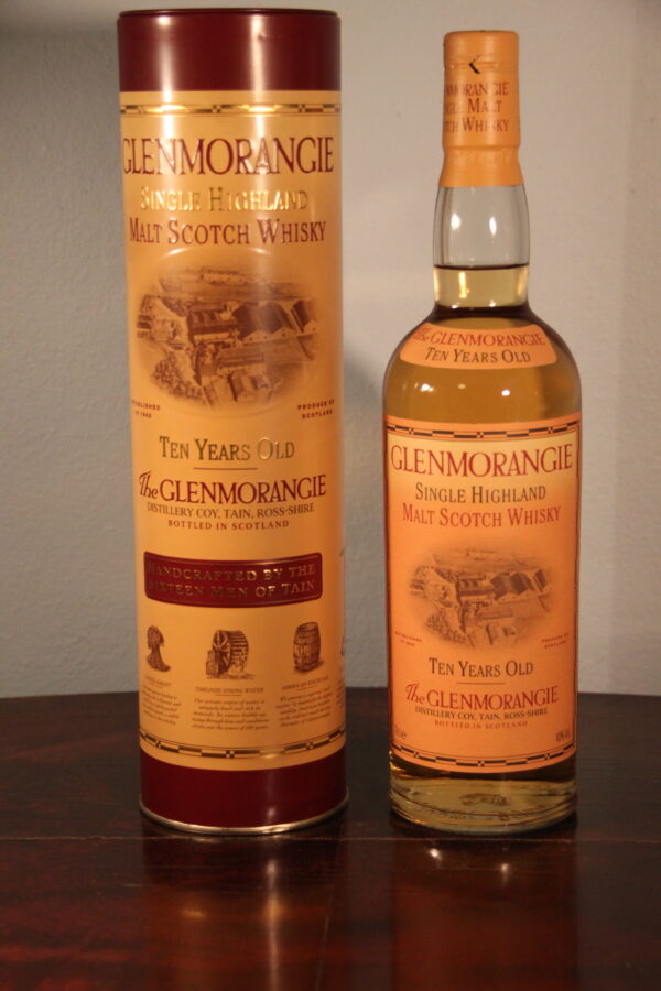 Glenmorangie 10 Years Old (probably 4th Generation ca. 2000), 70 cl, 40 % Vol. (Whisky), Schottland, Highlands, 