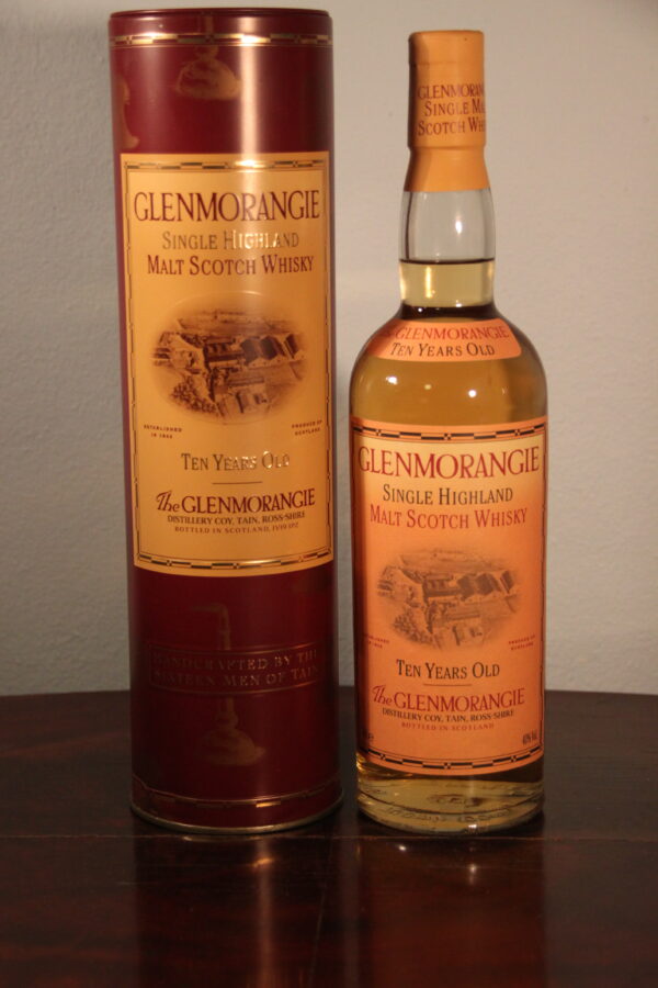 Glenmorangie 10 Years Old (vermutlich 4th Generation ca. 2000), 70 cl, 40 % Vol. (Whisky), Schottland, Highlands, 