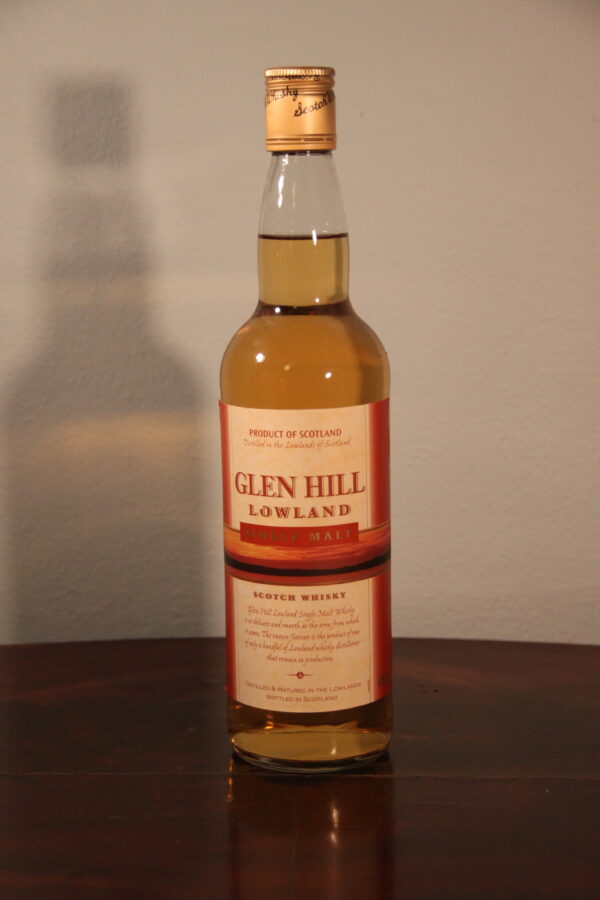 Glen Hill Lowland Single Malt, 70 cl, 40 % Vol. (Whisky), Schottland, Lowlands, Pas de bote