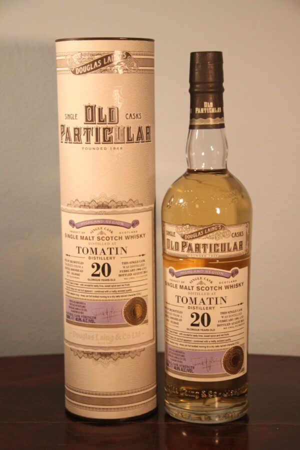 Douglas Laing & Co., Tomatin «Old Particular» 20 Years Old Single Cask Malt 1994/2014, 70 cl, 46.8 % vol (Whisky)