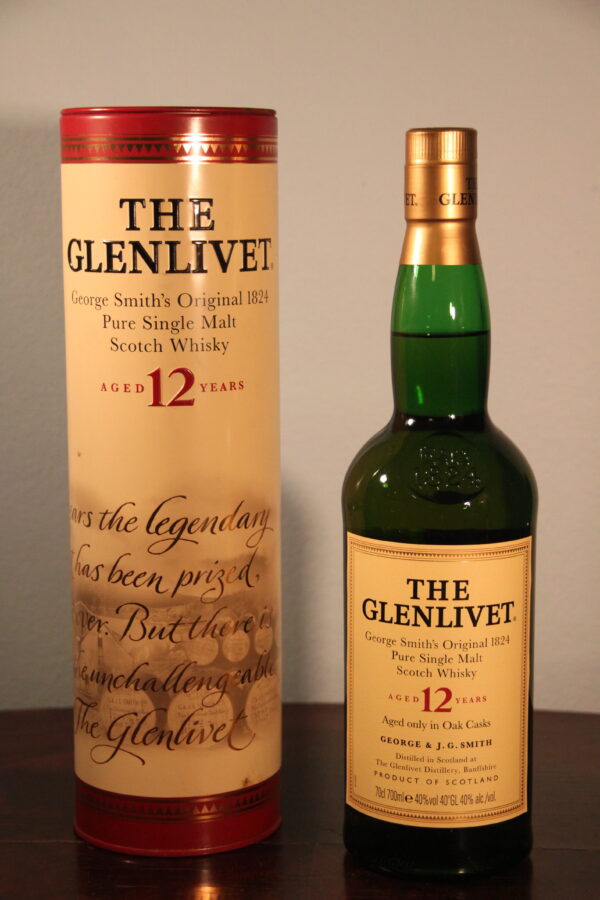 Glenlivet 12 Years Old George & J.G. Smith's, 70 cl, 40 % Vol. (Whisky), Schottland, Highlands, 