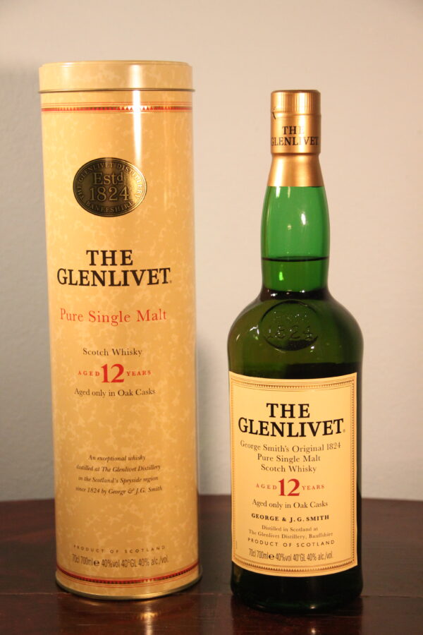 Glenlivet 12 Years Old George & J.G. Smith's, 70 cl, 40 % Vol. (Whisky), Schottland, Highlands, 