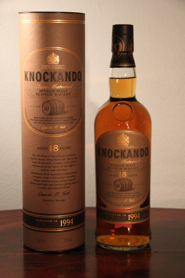 Knockando 18 Years Old Slow Matured 1994/2012, 70 cl, 43 % Vol. (Whisky), Schottland, Speyside, 