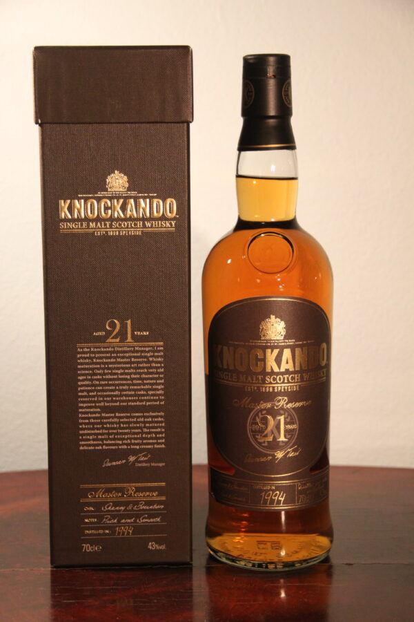 Knockando 21 Years Old Master Reserve 1994/2015, 70 cl, 43 % Vol. (Whisky), Schottland, Speyside, 