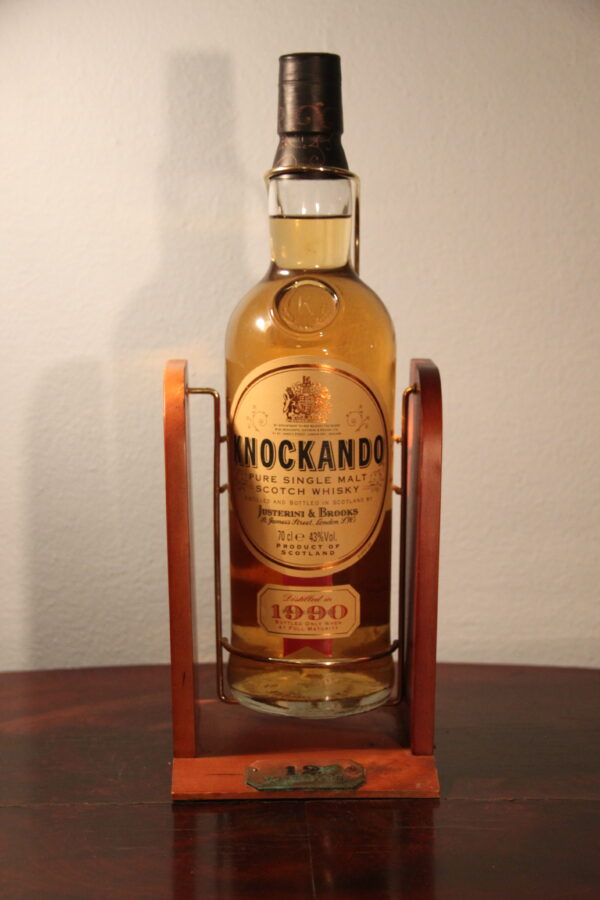 Knockando 12 Years Old by Justerini & Brooks Ltd. 1990/2002, 70 cl, 43 % Vol. (Whisky), Schottland, Speyside, 