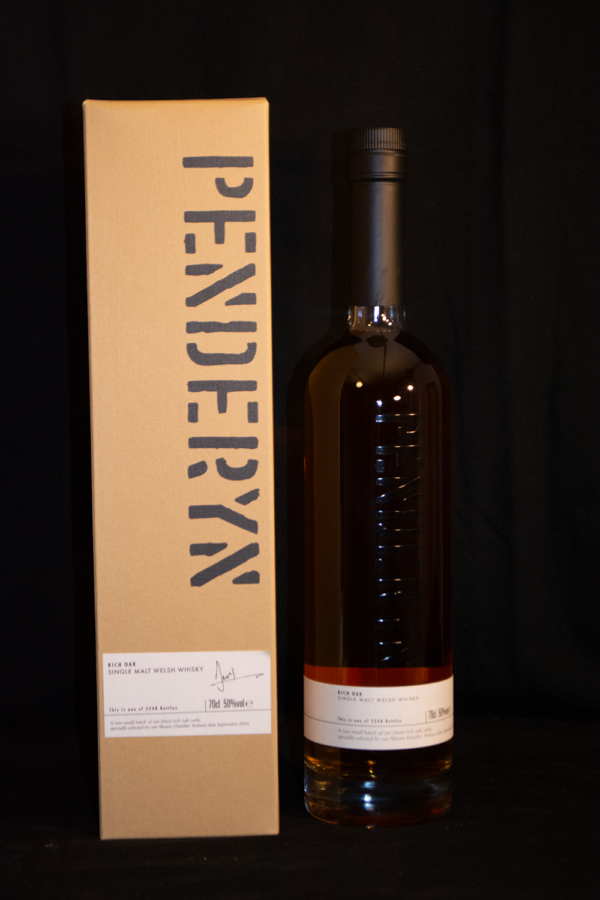Penderyn rich oak single malt welsh whisky, 70 cl, , one of 2248 bottle, release in 2016