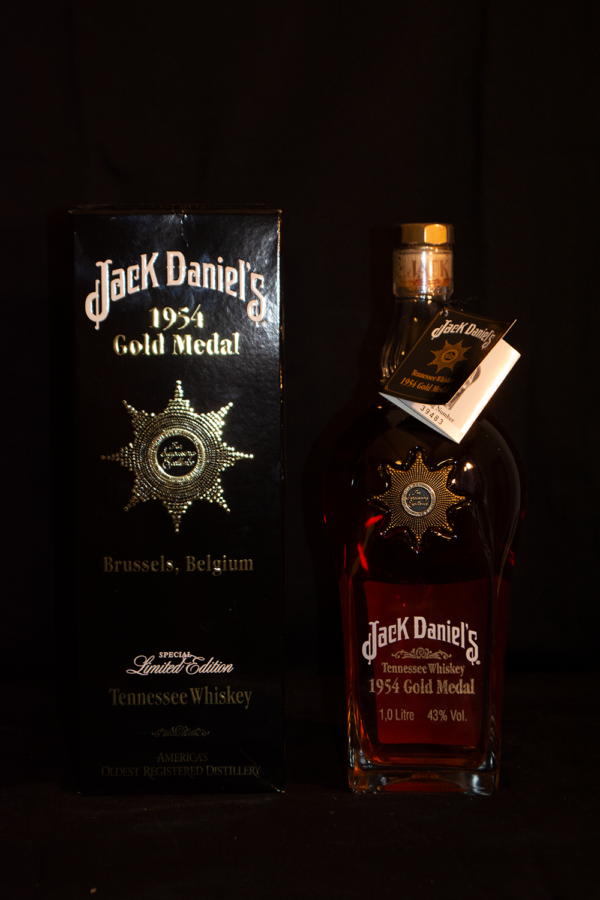 Jack Daniel's 1954, gold medal, Brussels, Belgium, 1liter, 70 cl (Whiskey), , special limited edition
