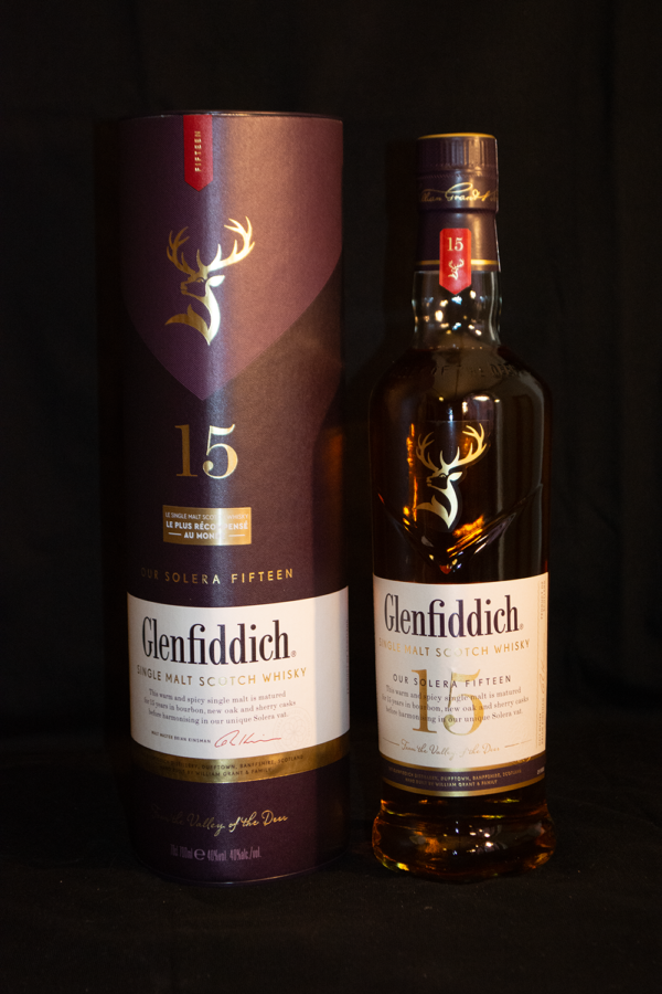 Glenfiddich 15 Years Old Our Solera Fifteen, 70 cl, 40 % Vol. (Whisky), Schottland, 