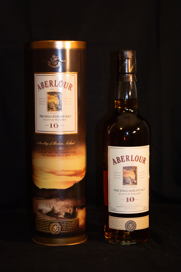 Aberlour 10 Years Old «Highland Single Malt» Etikeltte St. Drostan's Well ca. 1999/2009, 70 cl, 43 % Vol. (Whisky), Schottland, Speyside, 