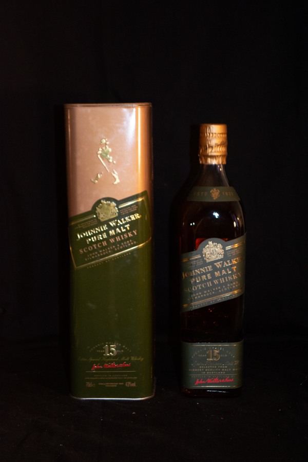 Johnnie Walker 15 Years Old «Pure Malt» Extra Special Pure Highland Malt Whisky ca. 1988/2003, 70 cl, 43 % Vol., Schottland, 