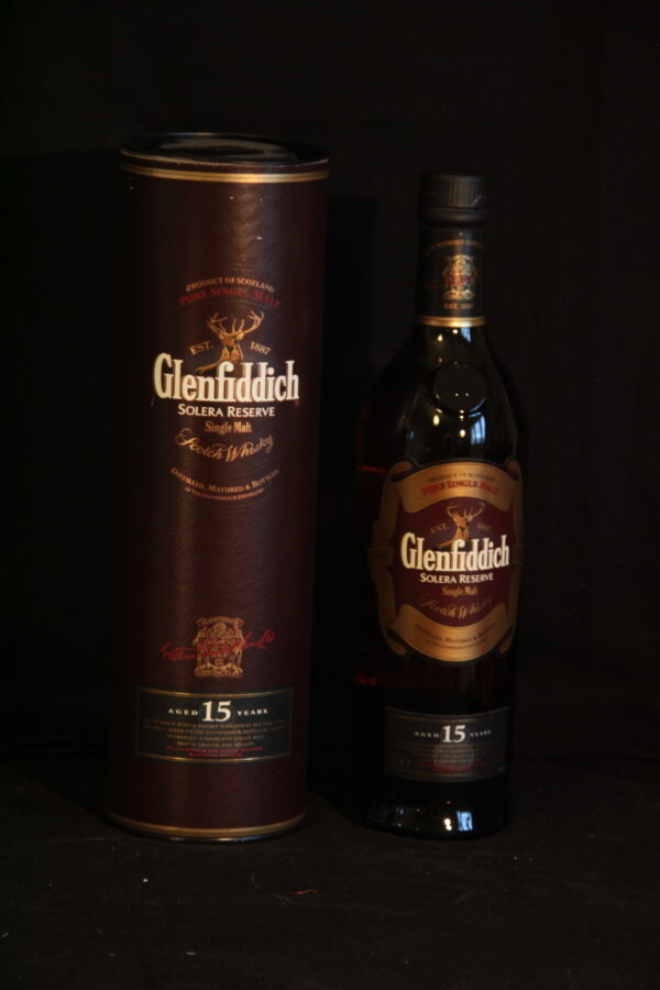 Glenfiddich 15 ans d'ge Solera Reserve, 70 cl, 40 % Vol. (Whisky), Schottland, 