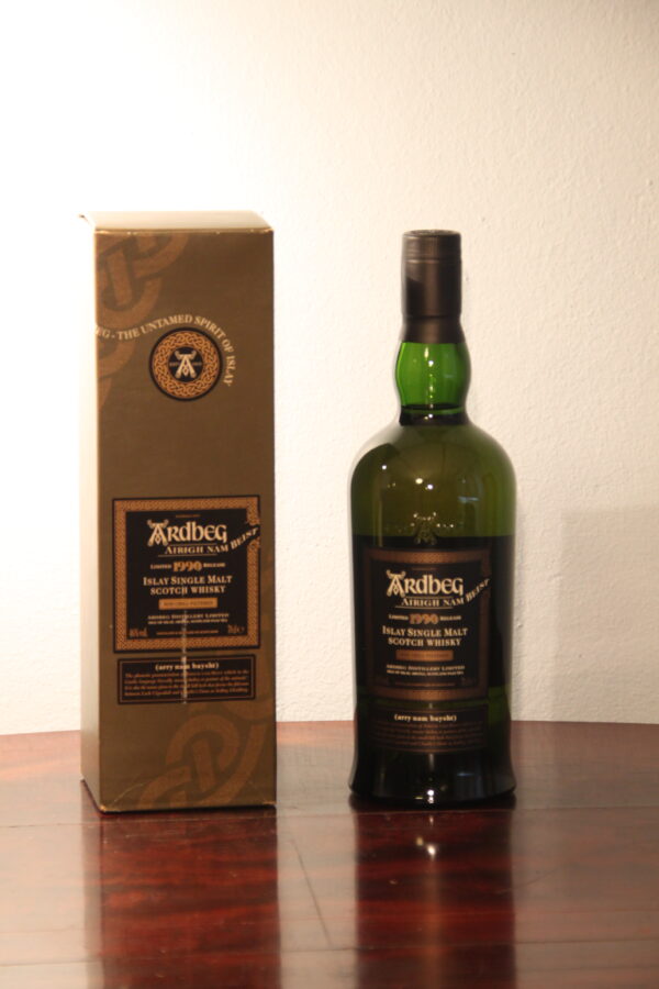 Ardbeg AIRIGH NAM BEIST 1990/2008 Islay Single Malt Scotch Whisky, 70 cl, 46 % Vol., Schottland, Isle of Islay, version limite de 1990