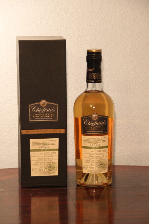 Ardbeg 11 Years Old Ian Macleod Chieftain's Choice 1998/2009, 70 cl (Whisky), Schottland, Isle of Islay, Fass Nummer: 1770 / 1774 Anzahl Flaschen: 5076