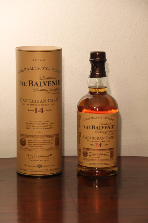 Balvenie 14 Years Old «Caribbean Cask», 70 cl, 43 % Vol. (Whisky), Schottland, Speyside, 