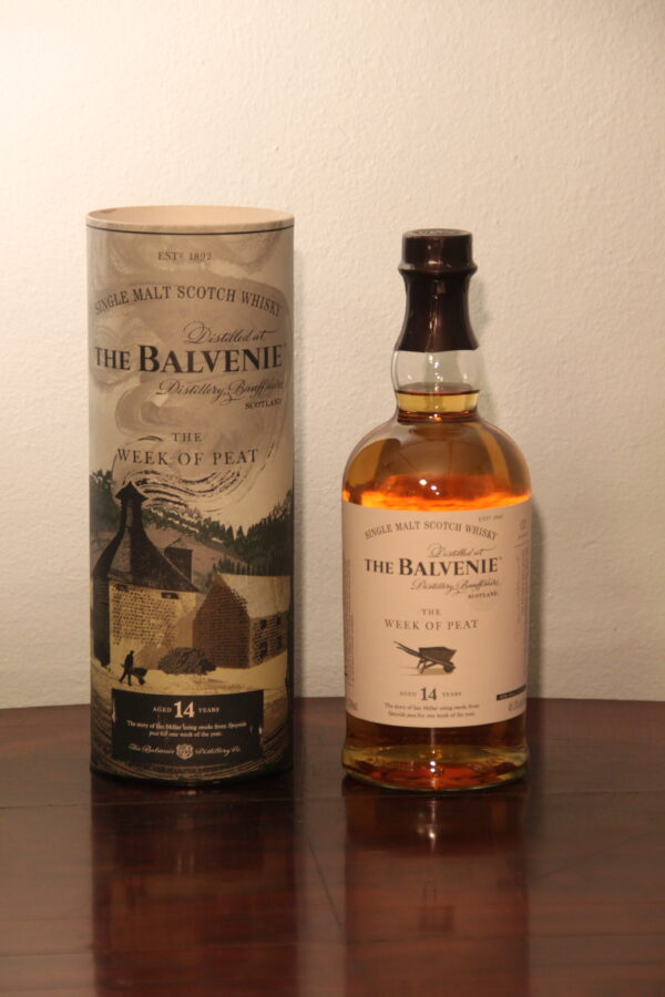 Balvenie 14 ans La semaine de la tourbe, 70 cl, 48.3 % Vol. (Whisky), Schottland, Speyside, histoire n2
