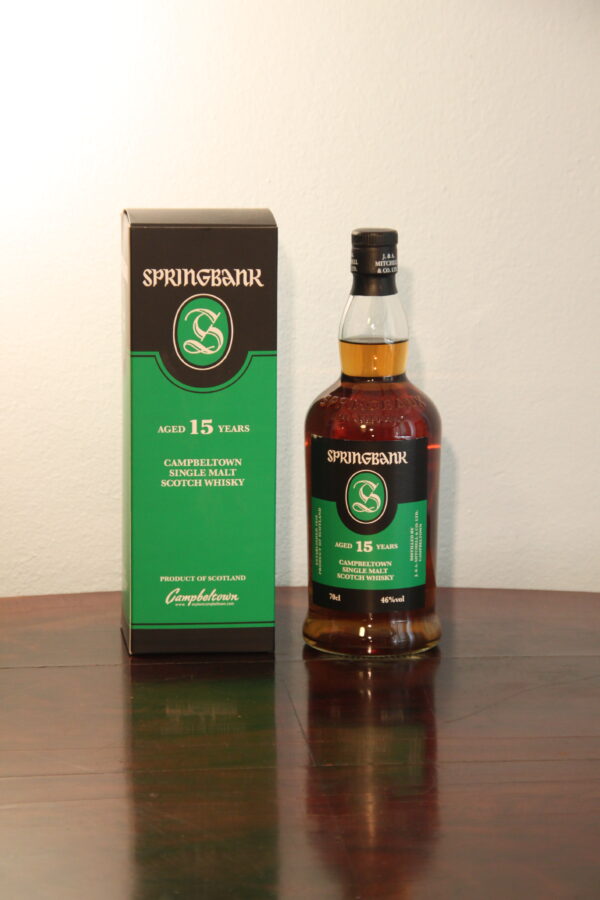 Springbank 15 Years Single Malt Scotch Whisky Campbeltown 46, 70 cl