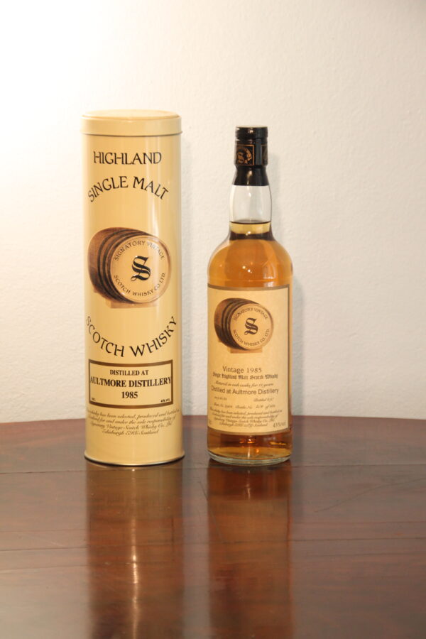 Signatory Vintage, Aultmore 11 Years Old «Vintage Collection» 1985, 70 cl, 43 % vol (Whisky)