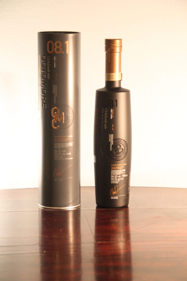 Bruichladdich Octomore Edition 08.1 «Masterclass / 167 PPM» 2017, 70 cl, 59.3 % Vol. (Whisky), Schottland, Isle of Islay, 