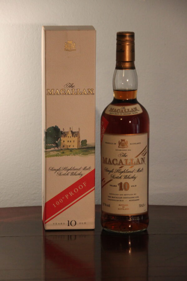 Macallan 10 Years Old «100° Proof» Single Highland Malt Scotch Whisky, 70 cl, 57 % vol