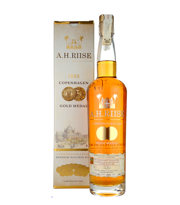 A.H. Riise 1888 COPENHAGEN GOLD MEDAL Superior Spirit Drink, 70 cl, 40 % vol (Rum)