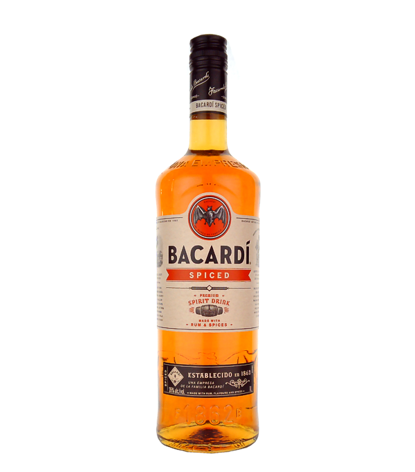 Bacardi SPICED Premium Spirit Drink, 1 Liter, 35 % vol (Rum)