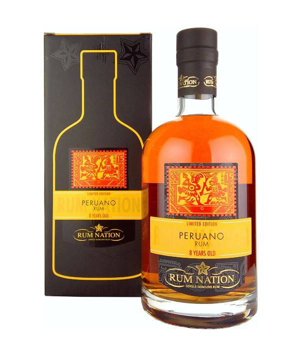 Rum Nation Peruano 8 Years Old Rum Limited Edition, 70 cl, 42 % vol 