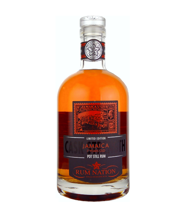 Rum Nation Jamaica 7 Years Old Pot Still Rum Cask Strength Limited Edition 2018, 70 cl, 61.2 % vol Rum