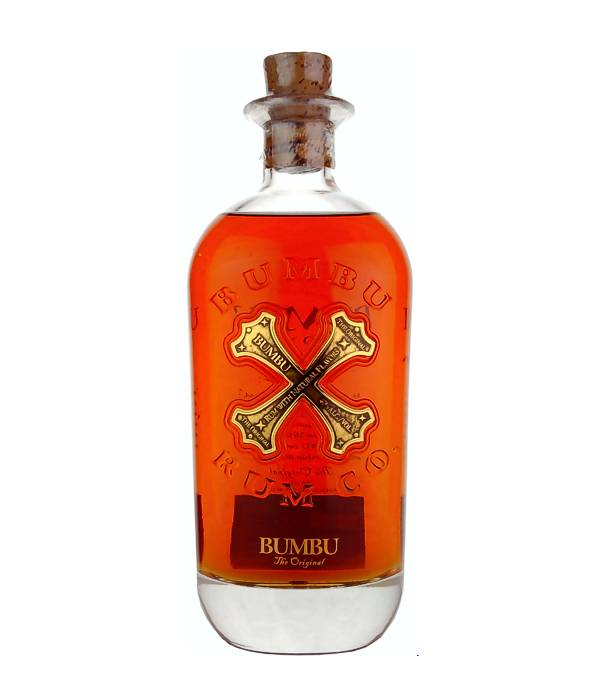 Bumbu Rum «The Original», 70 cl, 40 % Vol., , Der Bumbu basiert auf einem Originalrezept aus dem 16. und 17. Jahrhundert.  Segler aus den westindischen Inseln haben karibische Zutaten in ihrem Bumbu gemischt und nannten so dieses Getränk.  Dieser Bumbu wird auch heute noch mit karibischen Gewürzen und ohne künstliche Farbstoffe hergestellt und ist somit eine authentische Wiederbelebung der Karibik stammenden Geschichte.  Die ultraschwere Glasflasche ist ein Kunstwerk für sich und ist geschmückt mit einem „X“ aus Metall.      Farbe: Kastanie