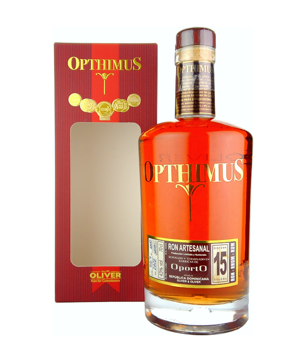 Opthimus 15 Años Solera OportO, 70 cl, 43 % vol (Rum)