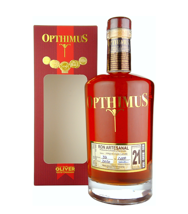 Opthimus 21 Años Magna Cum Laude, 70 cl, 38 % vol (Rum)
