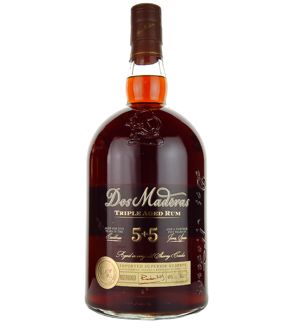 Dos Maderas PX 5+5 Years Old Aged Rum, 3 Liter, 40 % vol Rum