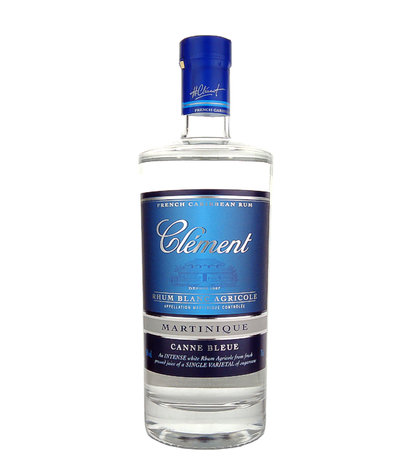 Clément Rhum Blanc Agricole Canne Bleue, 70 cl, 50 % vol (Rum)