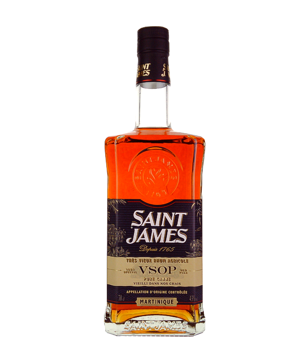 Saint James VSOP Trés Vieux Rhum Agricole Martinique, 70 cl, 43 % vol (Rum)