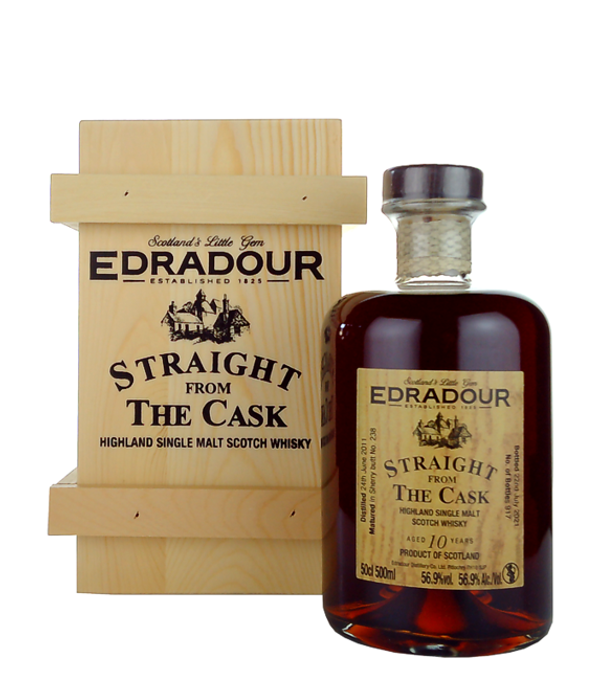 Edradour SFTC 10 Years Old Sherry Butt #238 2011, 50 cl, 56.9 % vol (Whisky)