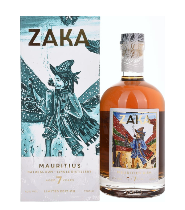Zaka 7 Years Old MAURITIUS Rum, 70 cl, 42 % vol Rum