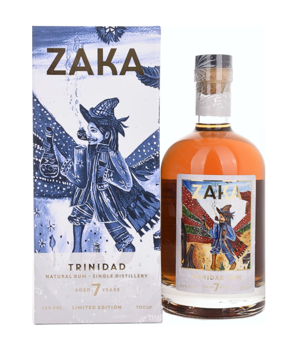Zaka 7 Years Old TRINIDAD Rum, 70 cl, 42 % vol Rum