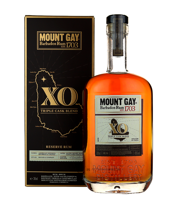 Mount Gay 1703 XO Triple Cask Blend, 70 cl, 43 % vol (Rum)