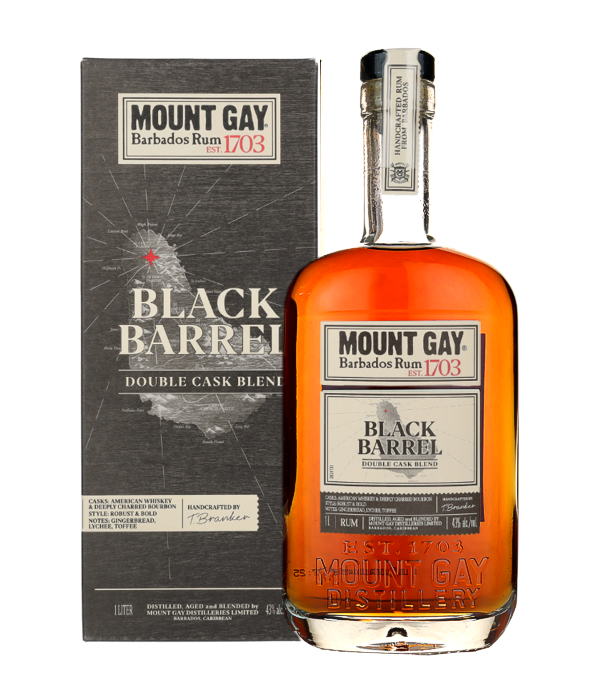 Mount Gay 1703 BLACK BARREL Barbados Rum, 1 Liter, 43 % vol Rum