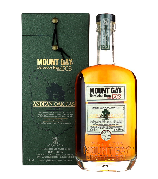 Mount Gay Master Blender Collection #4 ANDEAN OAK CASK, 70 cl, 48 % vol (Rum)