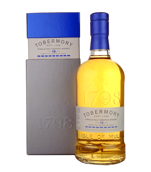 Tobermory 18 Years Old BOURBON FINISH, 70 cl, 46.3 % vol (Whisky)