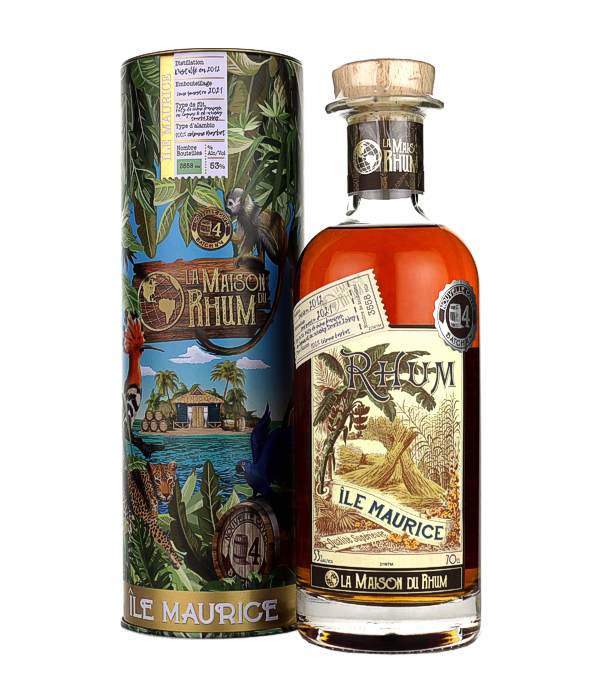 La Maison du Rhum ÎlLE MAURICE 2012/2021 Batch N° 4, 70 cl, 53 % vol (Rum)