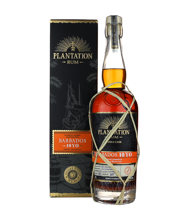 Plantation BARBADOS Single Cask Collection Rum 2021 (Oloroso Sherry), 70 cl, 49 % vol Rum