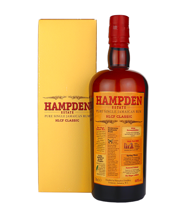 Hampden Estate Pure Single Cask Jamaican Rum HLCF CLASSIC, 70 cl, 60 % vol Rum